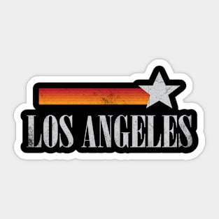 Los Angeles California Vintage-Style Sticker